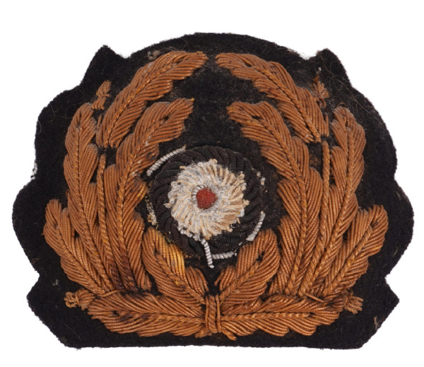 Kriegsmarine Schirmmützeneichenlaub für Offiziere