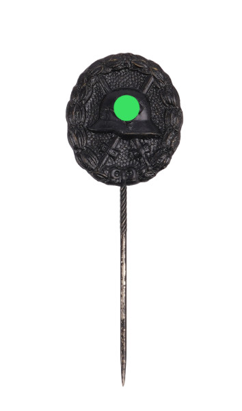 Miniatur Verwundetenabzeichen in Schwarz 1.Form