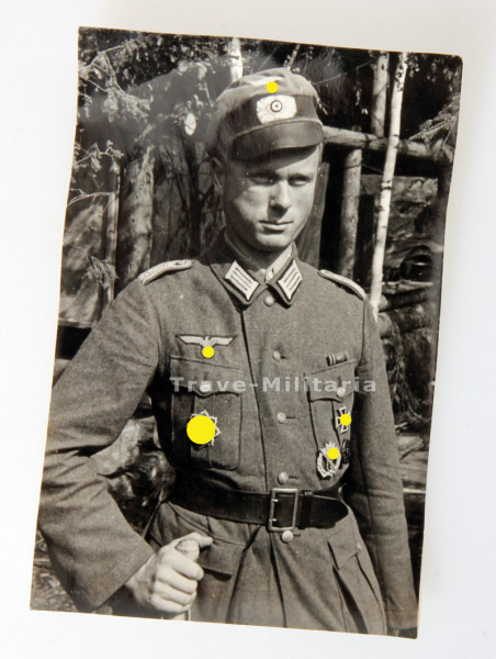 Foto Hauptmann mit Deutschen Kreuz in Gold