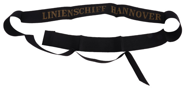 Reichsmarine Mützenband Linienschiff Hannover