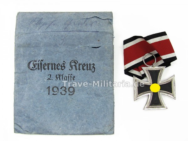 Eisernes Kreuz 2. Klasse mit Verleihungstüte