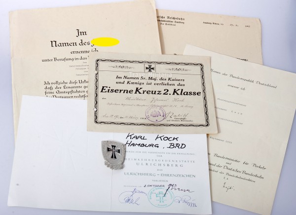 Papiernachlass Kock Infanterie- Regiment v. Manstein No. 84