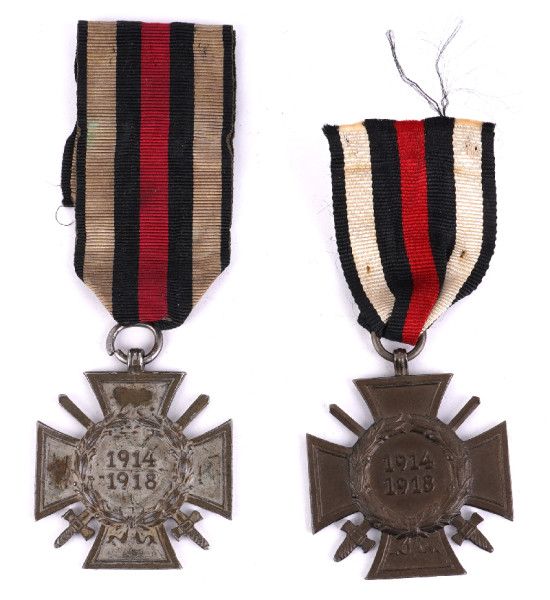 2x Ehrenkreuz für Frontkämpfer