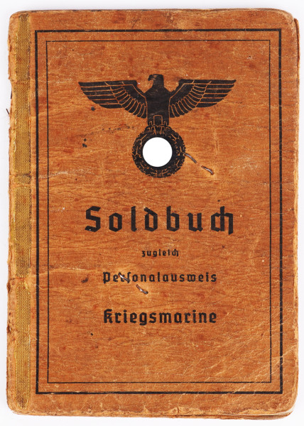 Soldbuch Kriegsmarine Weber, Kraftfahrer MKK Ukraine