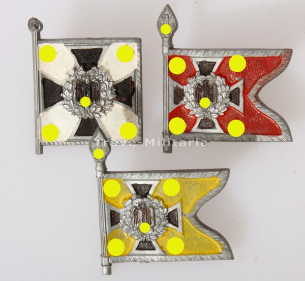 3x Winterhilfswerk (WHW) Standarte