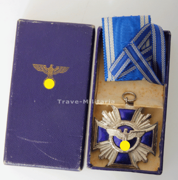 Dienstauszeichnung der NSDAP 2. Stufe in Silber im Etui