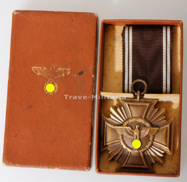 Dienstauszeichnung der NSDAP 1. Stufe Bronze im Etui