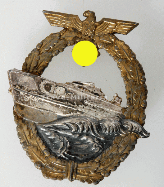 Schnellbootkriegsabzeichen der Kriegsmarine 2. Form Schwerin Berlin
