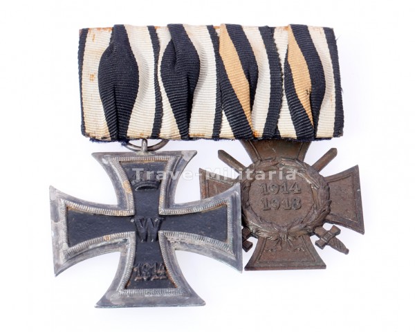 2er Ordensspange 1. Weltkrieg