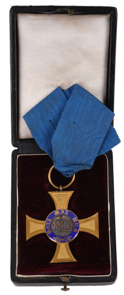 Preußen Kronenorden-Kreuz 4. Klasse 1869-1918 im Etui