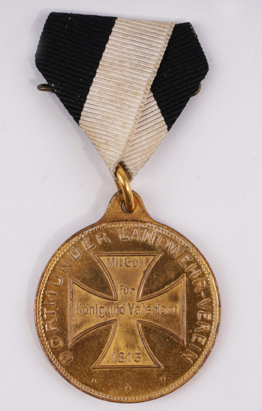 Dortmunder Landwehr-Verein Medaille zum 50 Jähr. Jubiläumsfest