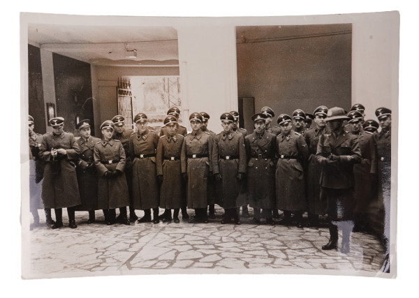 Foto SS- Offiziere und Italienische Offiziere SS Schule Bernau