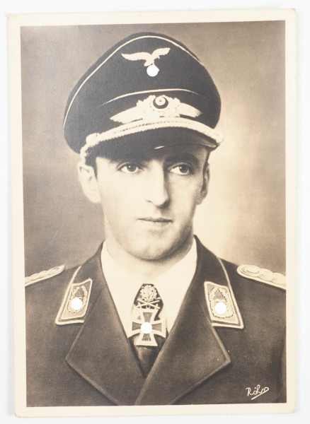 Postkartenfoto Major Graf