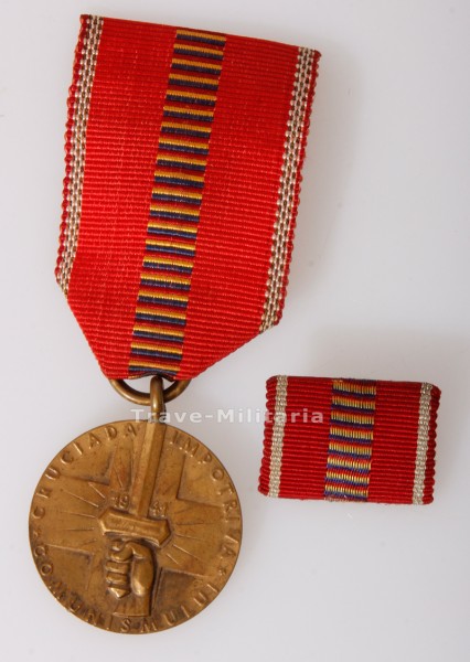 Rumänien Medaille Kreuzzug gegen den Kommunismus