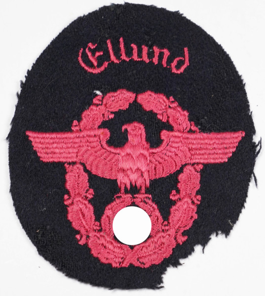 III.Reich Feuerwehr Ärmelabzeichen "Ellund"