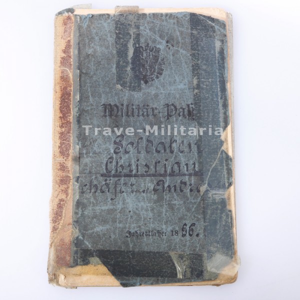 Militärpass von 1886