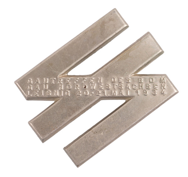 Gau Nordwestsachsen Gautreffen des BDM Leisnig 1934 Veranstaltungsabzeichen