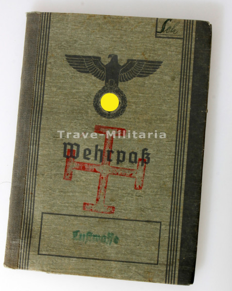 Wehrpass Scheer Lw. Feld-Div. 7 gefallen 5.1.1943