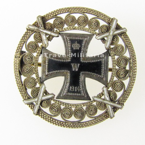 Patriotika Brosche Eisernes Kreuz 1914