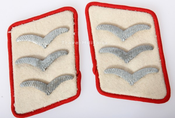 Luftwaffe Paar Kragenspiegel Obergefreiter Flak der Hermann Göring Verbände