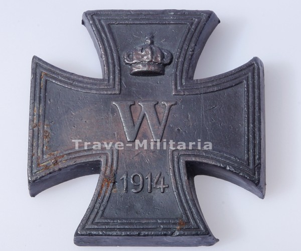Briefbeschwerer Eisernes Kreuz 1914 10,3 x 10,3cm