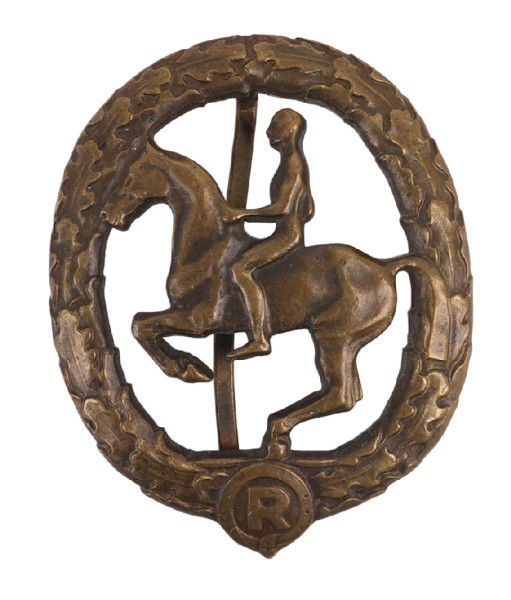 Deutsches Reiterabzeichen in Bronze 1930