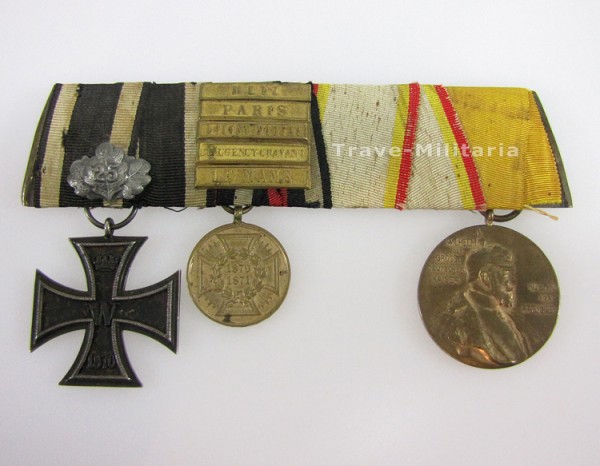 Ordenspange Kämpfer 1870/71 - EK 1870 mit Jubiläumsspange