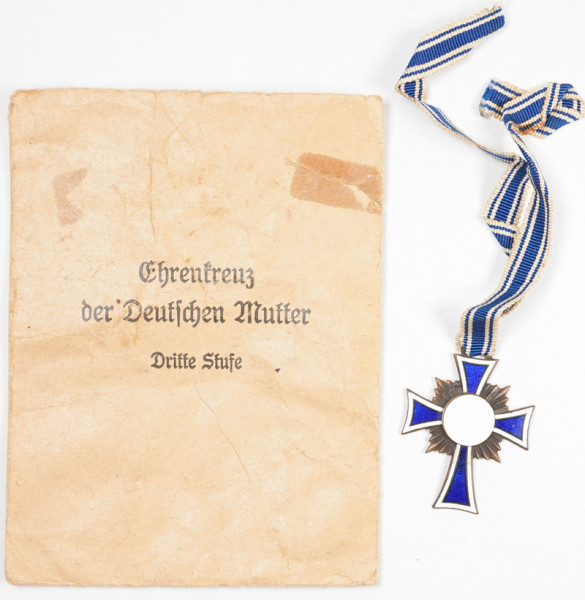 Ehrenkreuz der Deutschen Mutter in Bronze mit Tüte