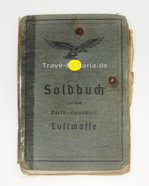 Soldbuch der Luftwaffe FLAK