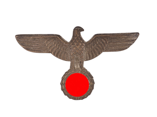 Wehrmacht Heer Mützenadler für Mannschaftsschirmmütze 1. Form