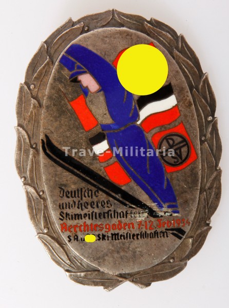 Deutsche und Heeres Skimeisterschaft Berchtesgarden 1934 SA und SS