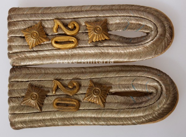 Preußen Paar Schulterstücke Hauptmann Infanterie-Regiment Nr. 20