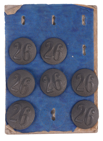 Hitlerjugend HJ-Gefolgsschafts-Schulterknopf Nr. 26 7 Stück