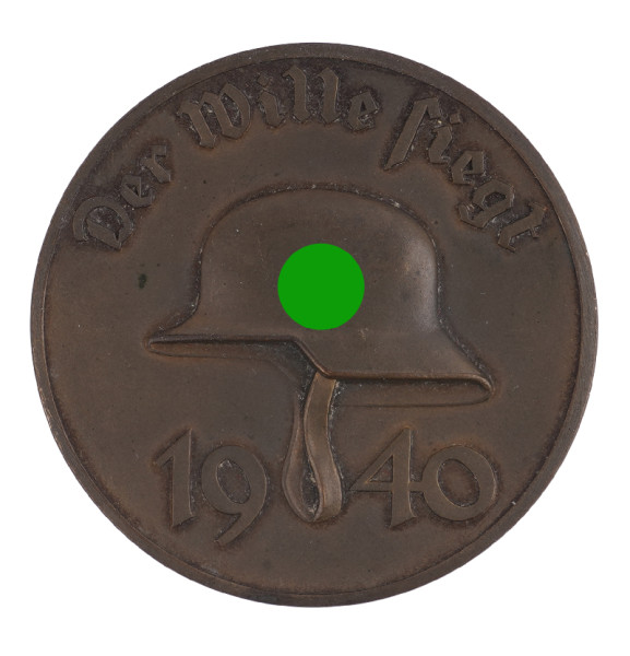 Siegermedaille 1940 Standort-Wehrsportfest Göding-Mähren