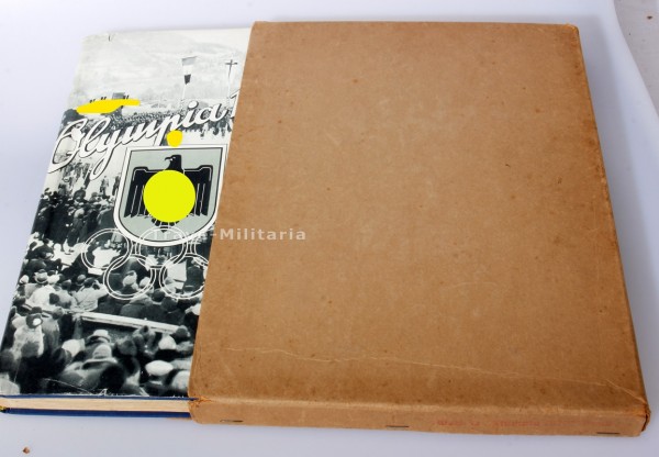Zigarettenbilder Album Olympia 1936 in Schuber