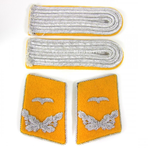 Luftwaffe Schulterklappen, Kragenspiegel Leutnant Fliegende Truppe
