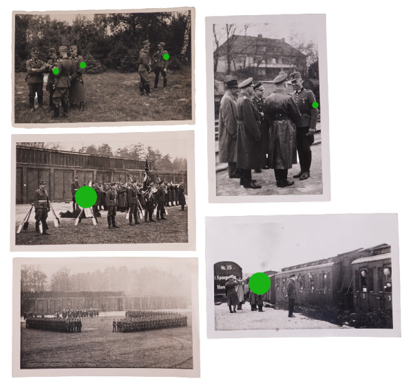 5 Fotopostkarten Vereidigung Reichsarbeitsdienst