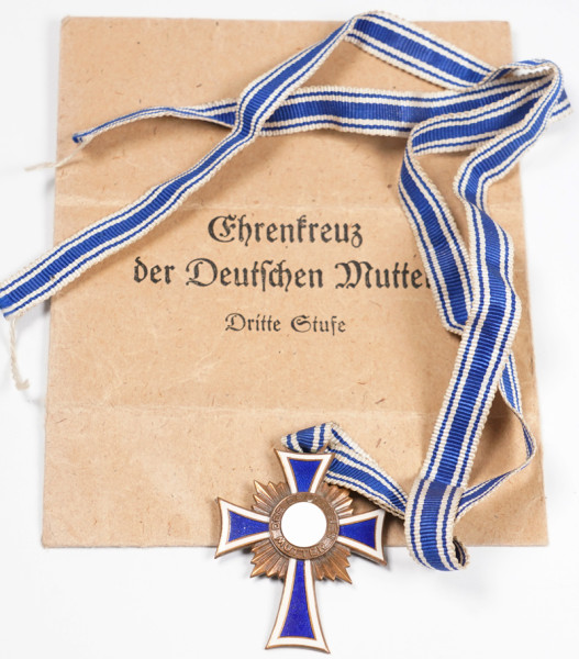 Ehrenkreuz der Deutschen Mutter in Bronze mit Tüte
