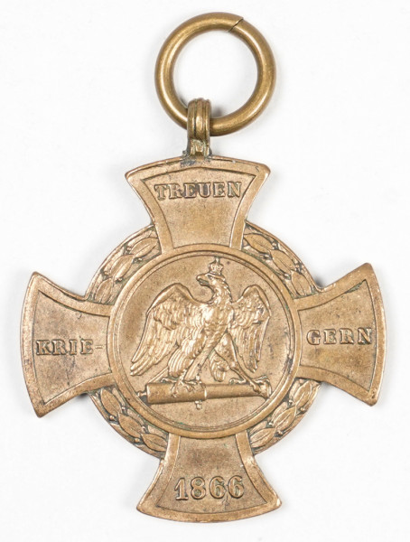 Preussen Erinnerungskreuz Treuen Kriegern 1866