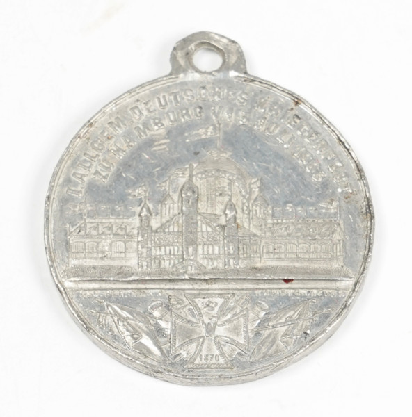 I. Allgemeines deutsches Kriegerfest zu Hamburg Juli 1883 Erinnerungsmedaille