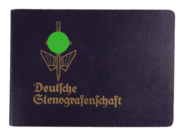 Deutsche Stenografenschaft Mitgliedskarte Danecke 1936