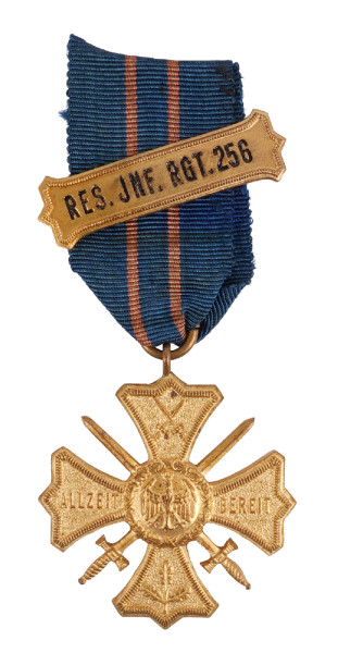 Regiments-Erinnerungsabzeichen mit Spange Res. Inf. Rgt. 256