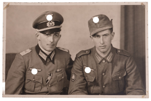 Postkartenfoto Major I.R. 91 und Sohn