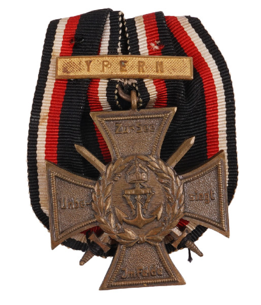 Ehren- und Erinnerungskreuz des Marinekorps Flandern mit Gefechtsspange Ypern