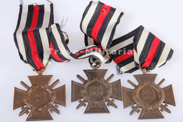 3 Ehrenkreuze für Frontkämpfer