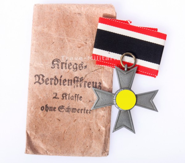 Kriegsverdienstkreuz 2.Klasse ohne Schwerter mit Tüte