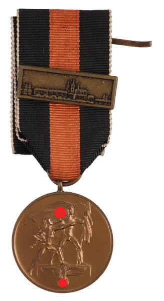 Medaille zur Erinnerung an den 1. Oktober 1938 mit Spange