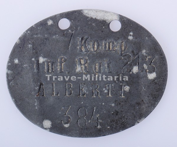Erkennungsmarke Erster Weltkrieg