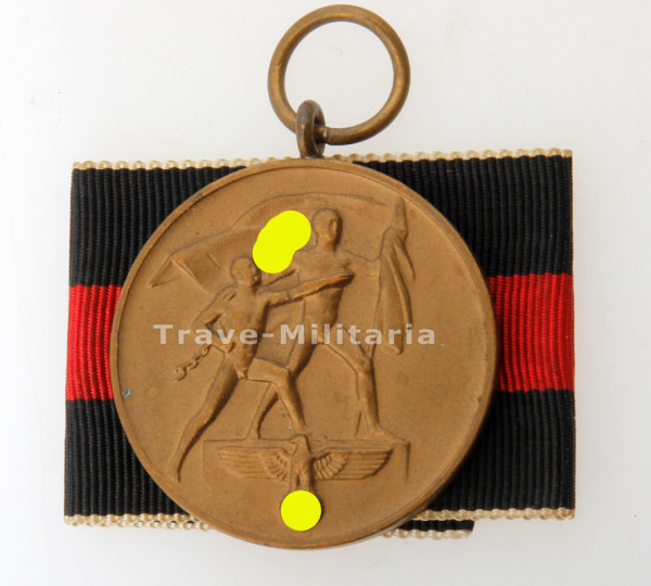 Medaille zur Erinnerung an den 1. Oktober 1938