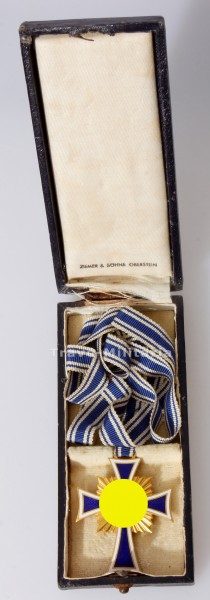 Ehrenkreuz der Deutschen Mutter in Gold im Etui